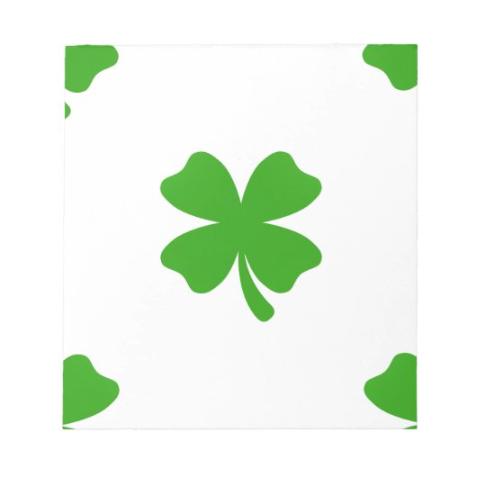st patricks clover emoji notitieblok (Voorkant)