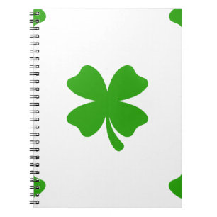 st patricks clover emoji notitieboek