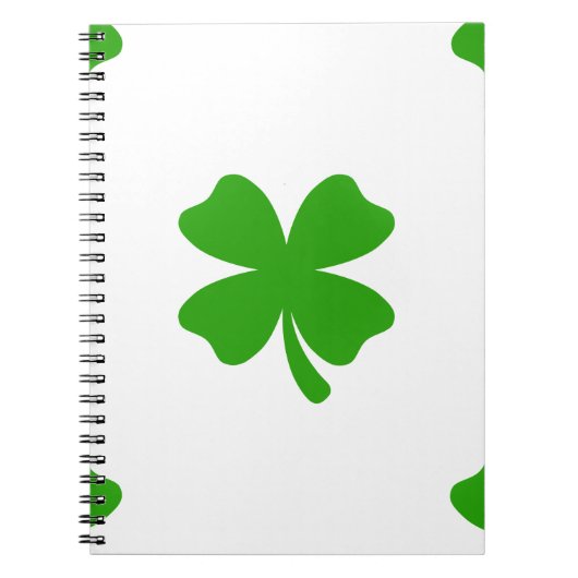 st patricks clover emoji notitieboek (Voorkant)