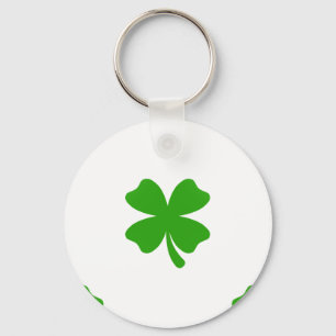 st patricks clover emoji sleutelhanger