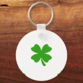 st patricks clover emoji sleutelhanger (Voorkant)