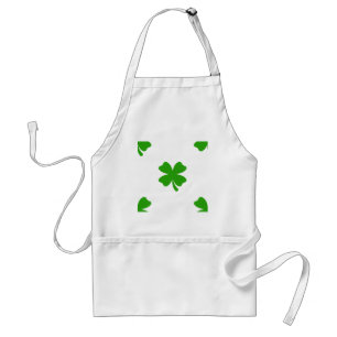 st patricks clover emoji standaard schort