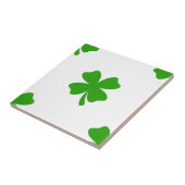 st patricks clover emoji tegeltje (Zijkant)