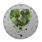 St. Patrick's Clover Heart Dartbord (Voorkant)