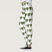 St. Patrick's Clover Heart Leggings (Links)