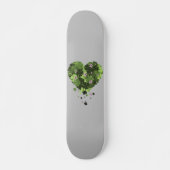 St. Patrick's Clover Heart Persoonlijk Skateboard (Voorkant)