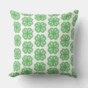 St. Patrick's Clover Kussen