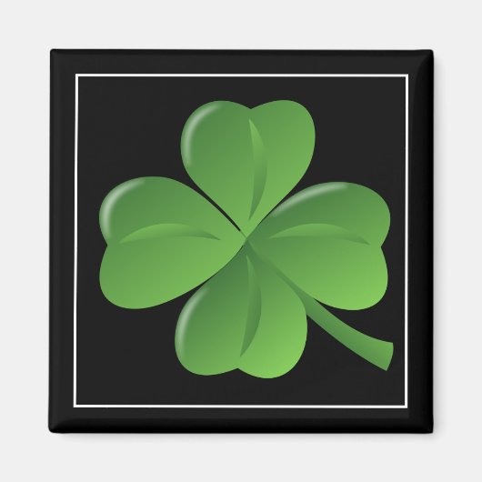 St. Patricks Clover Magnet (Voorkant)