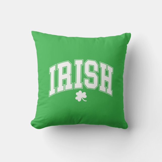 St. Patrick's Clover Pillow Kussen (Voorkant)