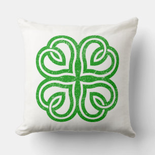 St. Patrick's Clover Pillow Kussen