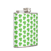 St. Patricks Clover Vinyl Omwikkelde Fles Heupfles (Rechts)