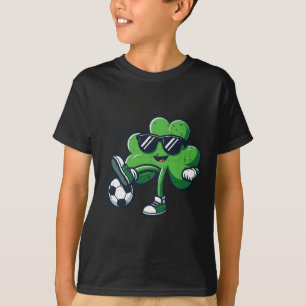 St Patricks Clover Voetbal Saint Pattys Voetbal Bo T-shirt