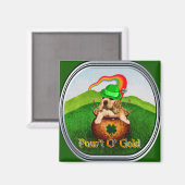 St. Patrick's Cocker Spaniel Gifts Magneet (Voorkant / Achterkant)