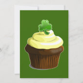 St. Patrick's cupcake-uitnodiging Kaart (Voorkant)