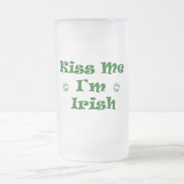 St. Patricks Custom 16oz Frosted Mok