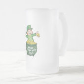 St. Patricks Custom 16oz Frosted Mok (Voorkant rechts)
