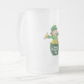 St. Patricks Custom 16oz Frosted Mok (Voorkant links)