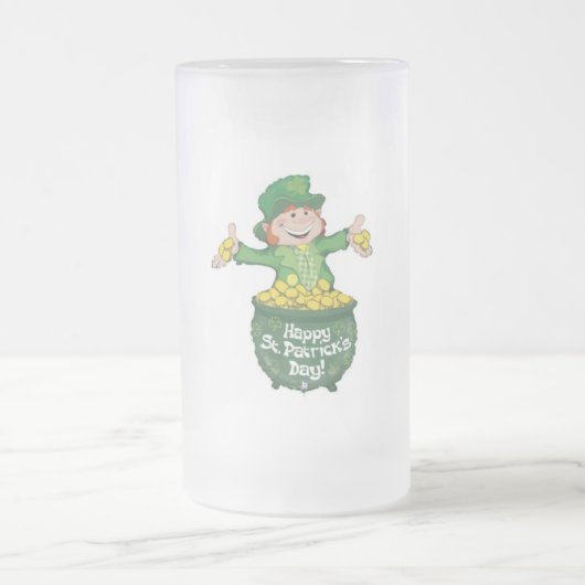St. Patricks Custom 16oz Frosted Mok (Center)