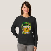 St. Patrick's Dag Bier Mascotte Ierse Viering T-shirt (Voorkant volledig)