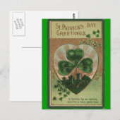 St. Patricks Dag Briefkaart (Voorkant / Achterkant)