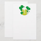 St. Patrick's Dag Briefpapier (Voorkant / Achterkant)
