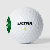 St. Patrick's Dag Brutaal Meisje Grappig Iers Golfballen (Logo)