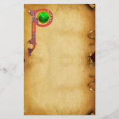 ST PATRICK'S DAG CELTIC P MONOGRAM MET SHAMROCK BRIEFPAPIER (Voorkant)