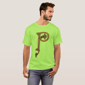 ST PATRICK'S DAG CELTIC P MONOGRAM MET SHAMROCK T-SHIRT (Voorkant volledig)