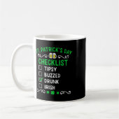 St Patricks Dag Checklijst Koffiemok (Links)