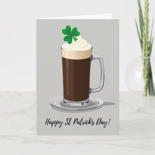 St. Patrick's Dag Drankkaart Kaart (Voorkant)