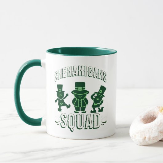 ST. PATRICK'S DAG - DRUKTEMAKERSBende Mok (Met donut)