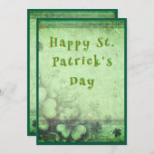 St. Patrick's Dag Feestdagenkaart (Voorkant / Achterkant)