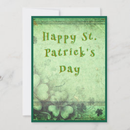 St. Patrick's Dag Feestdagenkaart