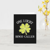 St. Patrick's Dag Geluksbingo-oproepercadeau Kaart (Gele Bloem)