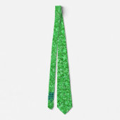 St. Patrick's dag glans glitter Kelly groen Nec Stropdas (Achterkant)