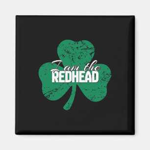 St. Patricks Dag Grappige Ierse Ik Ben De Roodhari Magneet