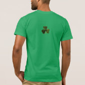 ST.PATRICK'S DAG GROENE SCHAMROKKEN EN TRINITY T-SHIRT (Achterkant)