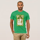 ST.PATRICK'S DAG GROENE SCHAMROKKEN EN TRINITY T-SHIRT (Voorkant volledig)