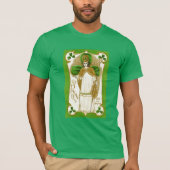 ST.PATRICK'S DAG GROENE SCHAMROKKEN EN TRINITY T-SHIRT (Voorkant)