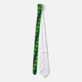 ST. PATRICK'S DAG GROENE SHAMROCK EDELSTEEN Sieraa Stropdas (Achterkant)