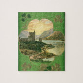  St. Patricks Dag Groeten Shamrock Castle Legpuzzel (Verticaal)