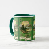 St. Patricks Dag Groeten Shamrock Castle Mok (Voorkant links)