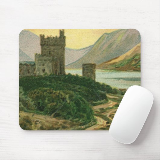  St. Patricks Dag Groeten Shamrock Castle Muismat (Met muis)