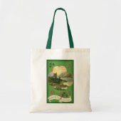St. Patricks Dag Groeten Shamrock Castle Tote Bag (Voorkant)
