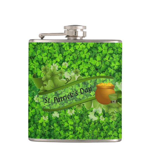 St. Patricks dag Heupfles (Voorkant)