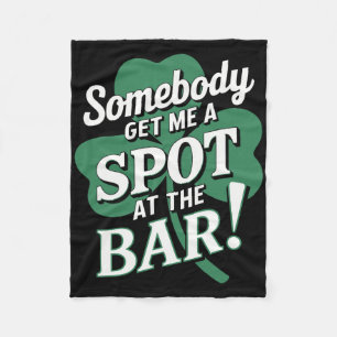 St. Patricks Dag Ierse trots Shamrock Parade Geluk Fleece Deken