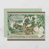  St Patricks dag in de ochtend Briefkaart (Voorkant / Achterkant)
