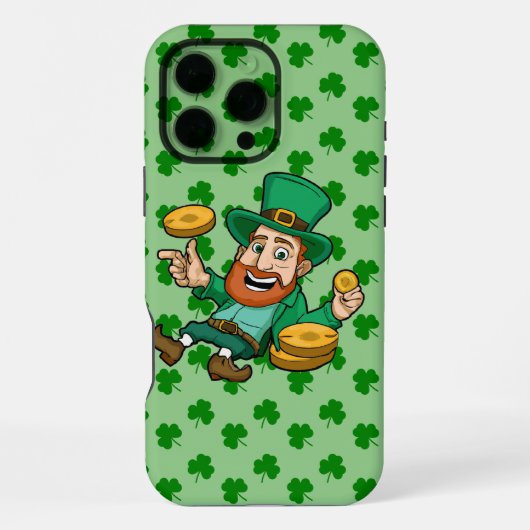 St. Patrick's dag iPhone Hoesje (Achterkant)