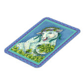 ST. PATRICK'S DAG IRISH EWE, SHEEP & SHAMROCKS MAGNEET (Linkerzijde)