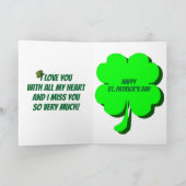 ST. PATRICK'S DAG IRISH JE WAS HIER KAART (Binnen)